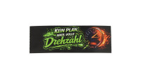 Aufkleber "Kein Plan,..."