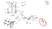 Abdeckung Bremspumpe Piaggio OEM