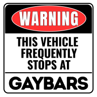 Sticker Gaybars Motoflow