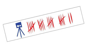 Aufkleber "Blitzer Aufkleber "Blitzer Strichliste"