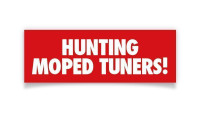 Aufkleber &#34;.... Hunting Moped Tuners&#34;