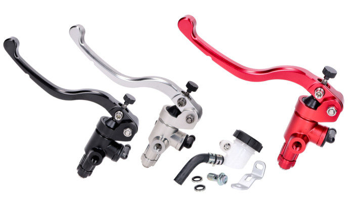 Produktbild von Motorrad Bremskupplungs Hebel Set - 7/8 Zoll Universal Hebel Rot