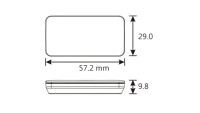 Temperaturanzeige & Voltmeter KOSO Slim Style New Generation Temperaturanzeige & Voltmeter KOSO Slim Style New Generation
