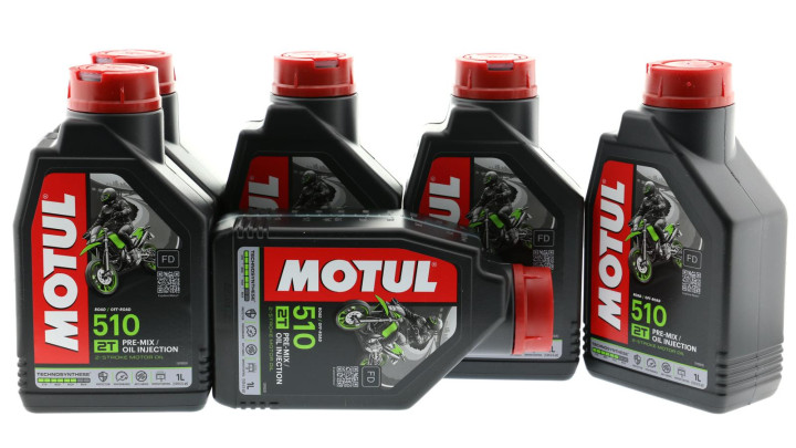 2- Takt Öl Motul Vorteilspack 6 Liter (6x1 Liter Flasche