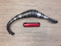 0365 / leichte Gebrauchtspuren / Auspuffanlage Voca Rookie 50/70cc