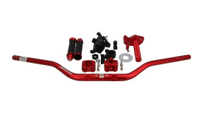 Enduro Lenker 22mm Aluminium Schwarz
