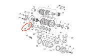 Getriebe Distanzscheibe Piaggio OEM