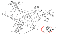 Kettenführung Piaggio OEM