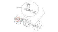 O-Ring Kurbelwelle Minarelli OEM