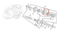 Getriebe Ausgleichsscheibe Hauptwelle Minarelli OEM
