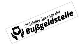Aufkleber Aufkleber "Offizieller Sponsor Bußgeldstelle"