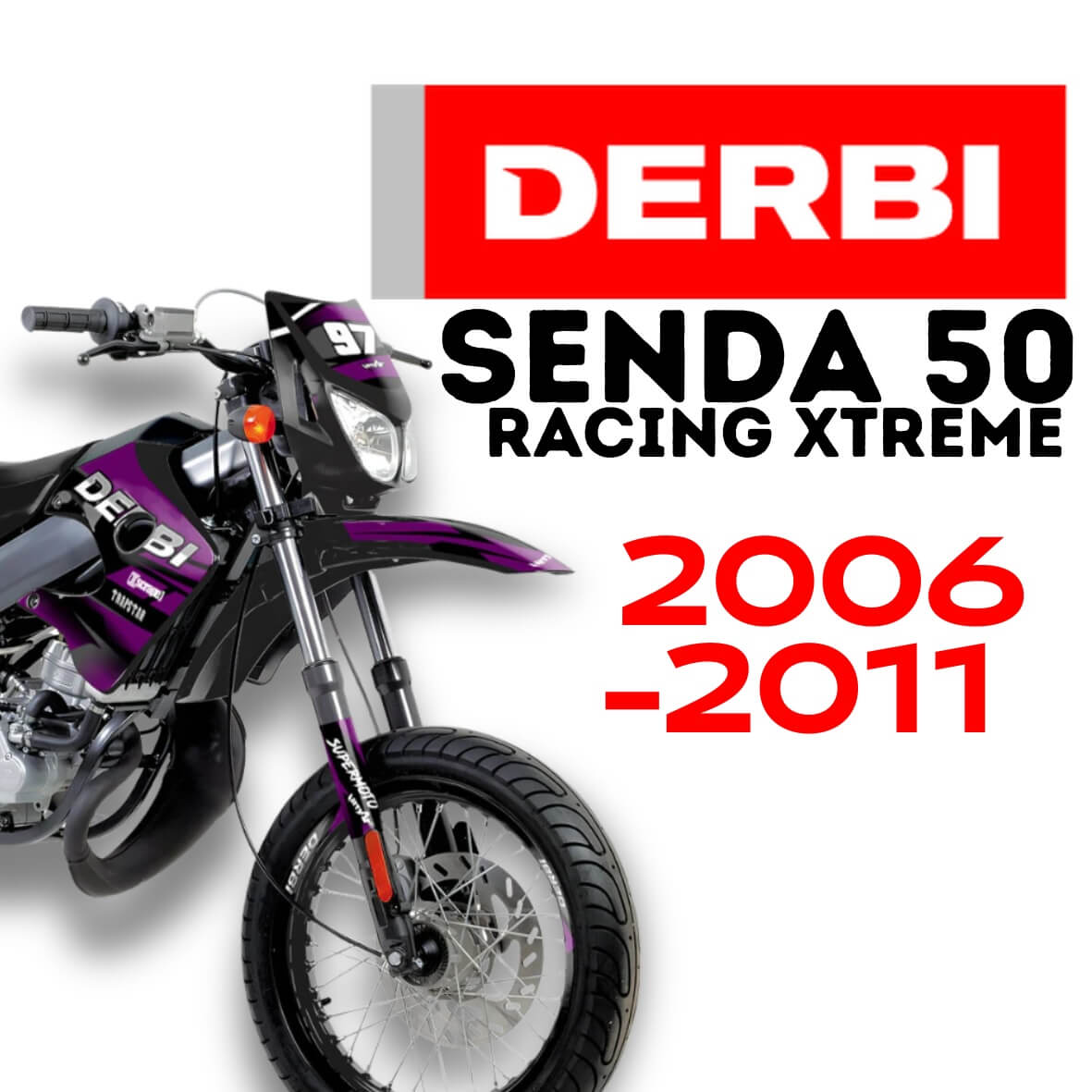 Derbi Senda 50 DRD Racing X-Treme 2006 bis 2011 Tuning und Ersatzteile