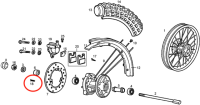 Schraube / Bremsscheibenschraube Piaggio OEM