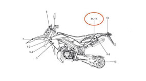 Dekor Einzelteil Piaggio Dekor Einzelteil Piaggio OEM