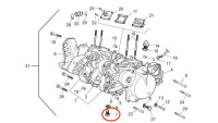 Ölablassschraube (Motor-Unterseite) Piaggio OEM