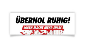 Aufkleber "Überhol Aufkleber "Überhol ruhig!..."