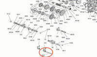 Schaltgabelstift Minarelli OEM